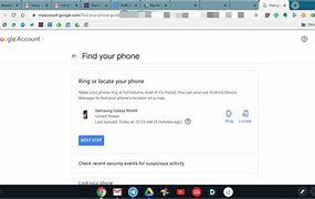 Image result for Find My Phone Samsung Google