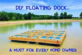 Image result for DIY Pond Dock