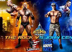 Image result for WWE The Rock vs John Cena