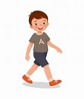 Image result for Cartoon Boy Walking