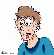 Image result for Perspiring and Sweating Cartoon