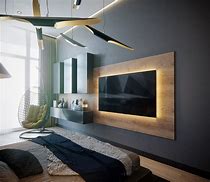 Image result for Flat Screen TV On the Wall Ideas