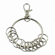 Image result for Pull Down Key Chain Wth Hook and Rings
