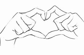 Image result for Anime Hand Heart Drawings