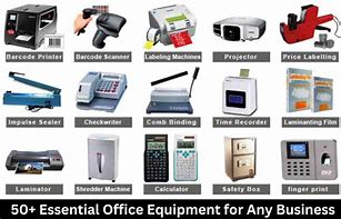 Image result for Office Equipment List