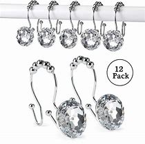 Image result for Double Glide Shower Curtain Rings