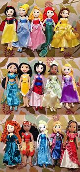Image result for Disney Princess Dolls Set of 10
