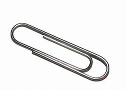 Image result for Orthographic Drawing of a Paper Clip