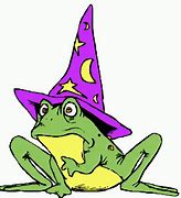 Image result for Frog with Witch Hat