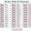 Image result for 30-Day Push-Up Challenge Chart