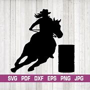 Image result for Barrel Racing Horse Silhouette