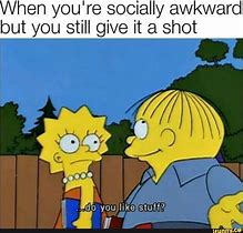 Image result for Socially Awkward Meme