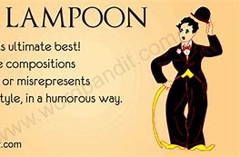 Image result for What Is a Lampoon
