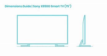 Image result for Sony TV Dimensions Chart