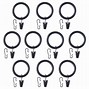 Image result for Curtain Clips Shower Rod Hook Rings