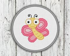 Image result for Butterfly Counted Cross Stitch