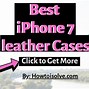 Image result for Leather iPhone 7 Wallet Case