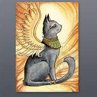 Image result for Winged Egyptian Cat