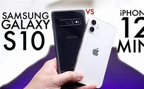 Image result for iPhone 12 Mini vs S10