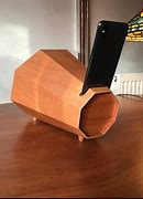Image result for Wooden Non-Electric Speakers