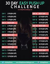 Image result for 30-Day Fitness Challenge Chart