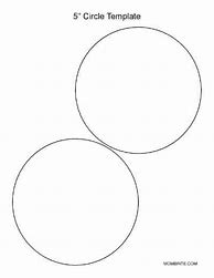 Image result for 5 Inch Circle Actual Size