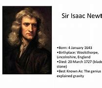 Image result for Isaac Newton Born