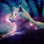 Image result for Wallpaper Cool Wolf in the Space