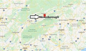 Image result for Jonesborough Tennessee Map