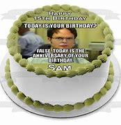 Image result for Office Meme Birthday Cake