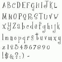 Image result for Font Print Out