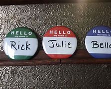 Image result for Name Tag Buttons