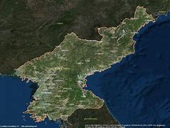 Image result for North Korea Satellite Map