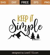 Image result for Keep It Simple SVG