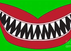 Image result for Cartoon Mouth with Sharp Teeth