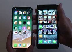 Image result for iPhone 7 Plus Next to iPhone X