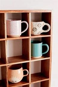 Image result for Coffee Cup Shelf