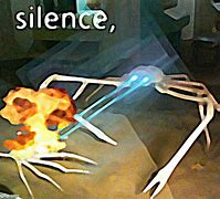 Image result for Silence Spider Crab Meme