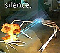 Image result for Silence Crab Meme