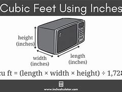 Image result for 8 Cubic Feet Dimensions