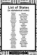 Image result for 50 States Initials