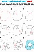 Image result for How to Draw the Broken Glass Drawing