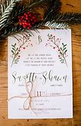 Image result for Christmas Wedding Invitations