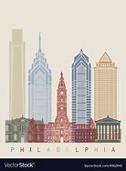 Image result for Philadelphia Skyline Poster