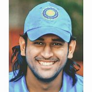 Image result for MS Dhoni with Long Hair