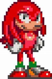 Image result for Knuckles the Echidna 8-Bit
