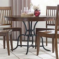 Image result for Round Metal Dining Table