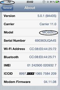 Image result for iPhone 4S Imei Number