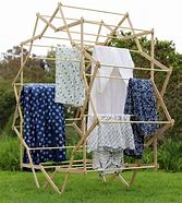 Image result for Homemade Log Outdoor Clothes Drying Rack