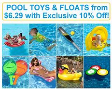 Image result for Pool Floaty Toys